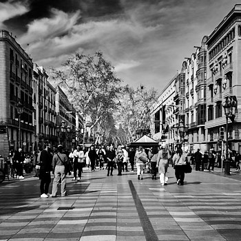 La Rambla<br>LEICA Q3, 28 mm, 100 ISO,  1/250 sec,  f : 5.6 