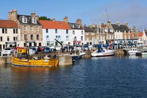 Anstruther ( vers Ile de May)<br>NIKON Df, 55 mm, 100 ISO,  1/250 sec,  f : 10 