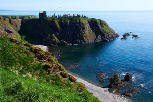 Dunnotar castle<br>NIKON D4, 38 mm, 180 ISO,  1/160 sec,  f : 11 